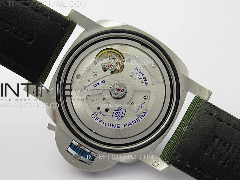 PAM1287 V TTF Best Edition Green Dial on Green Leather Strap P.900 Clone